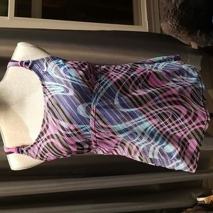 Nike women's sz 14 swimsuit top only missing bra pads